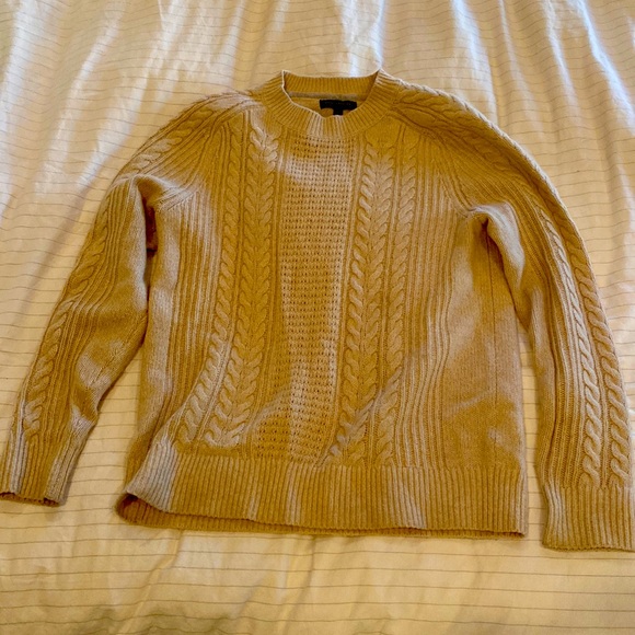 Banana Republic - Cable Knit Sweater- Cream - Picture 1 of 3